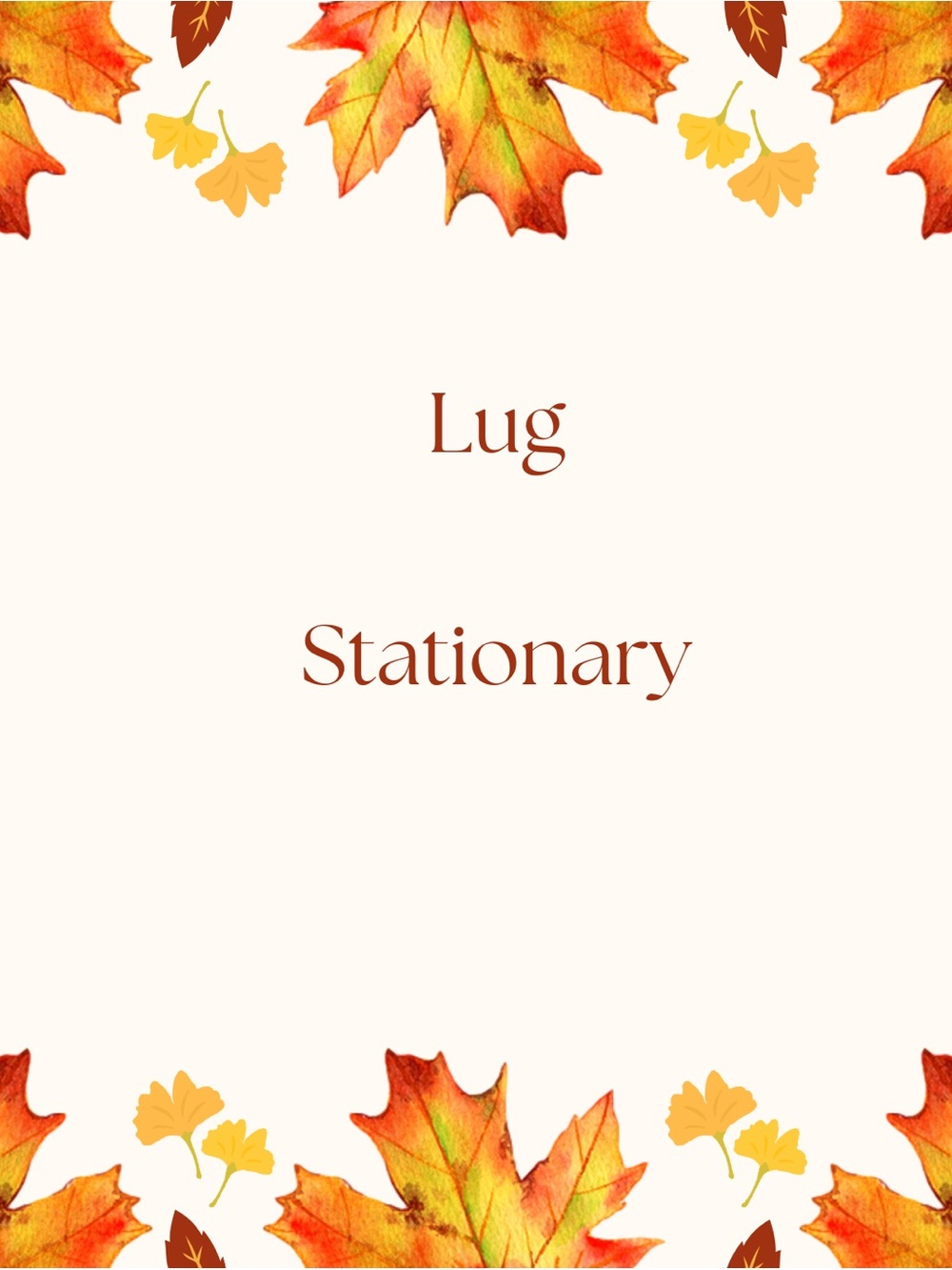 Lug Stationary